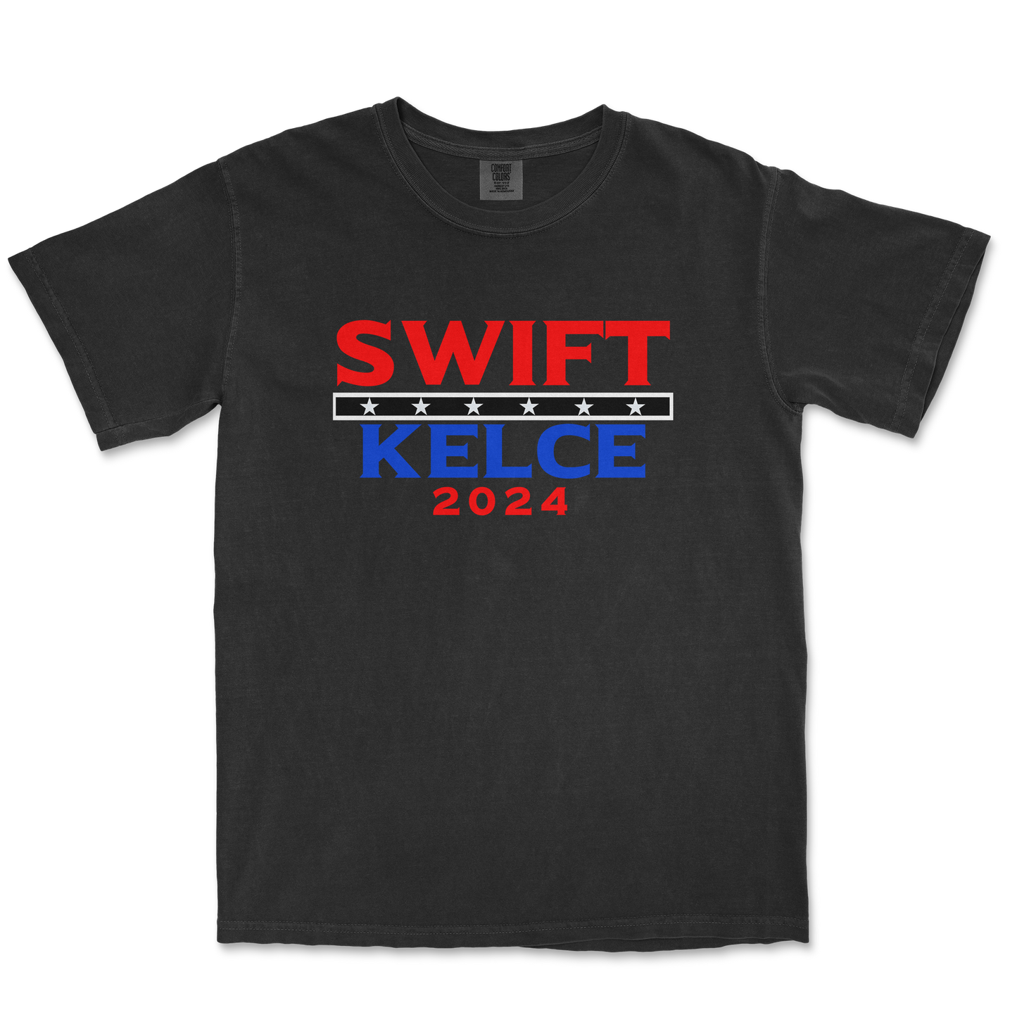 Comfort Colors T-Shirt Swift Kelce 2024 in Black