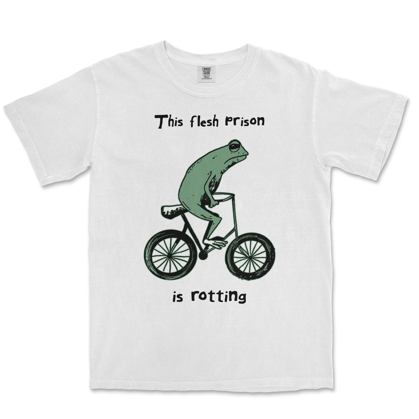 Comfort Colors T-Shirt Flesh Prison in White