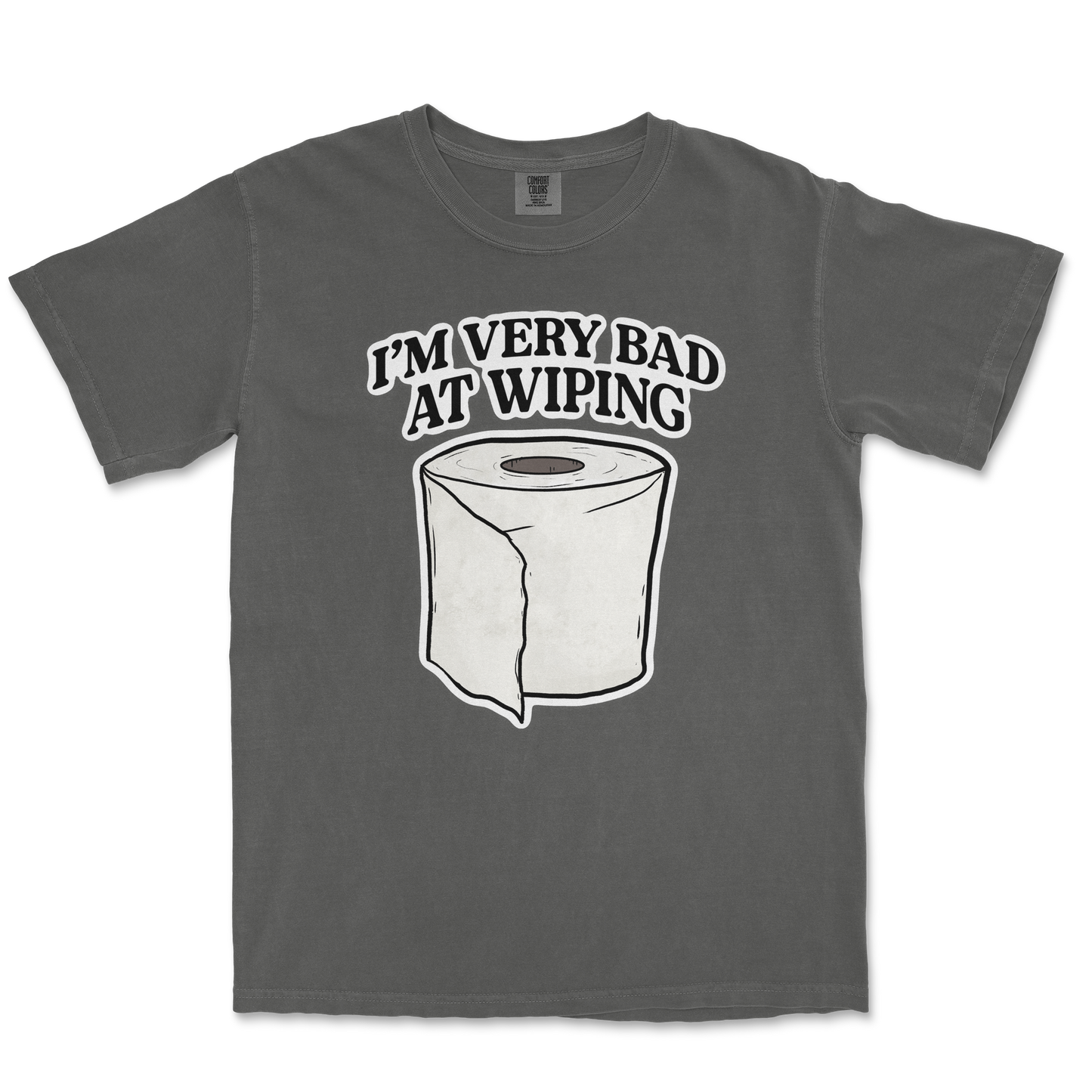 Comfort Colors T-Shirt Bad Wiper in Pepper