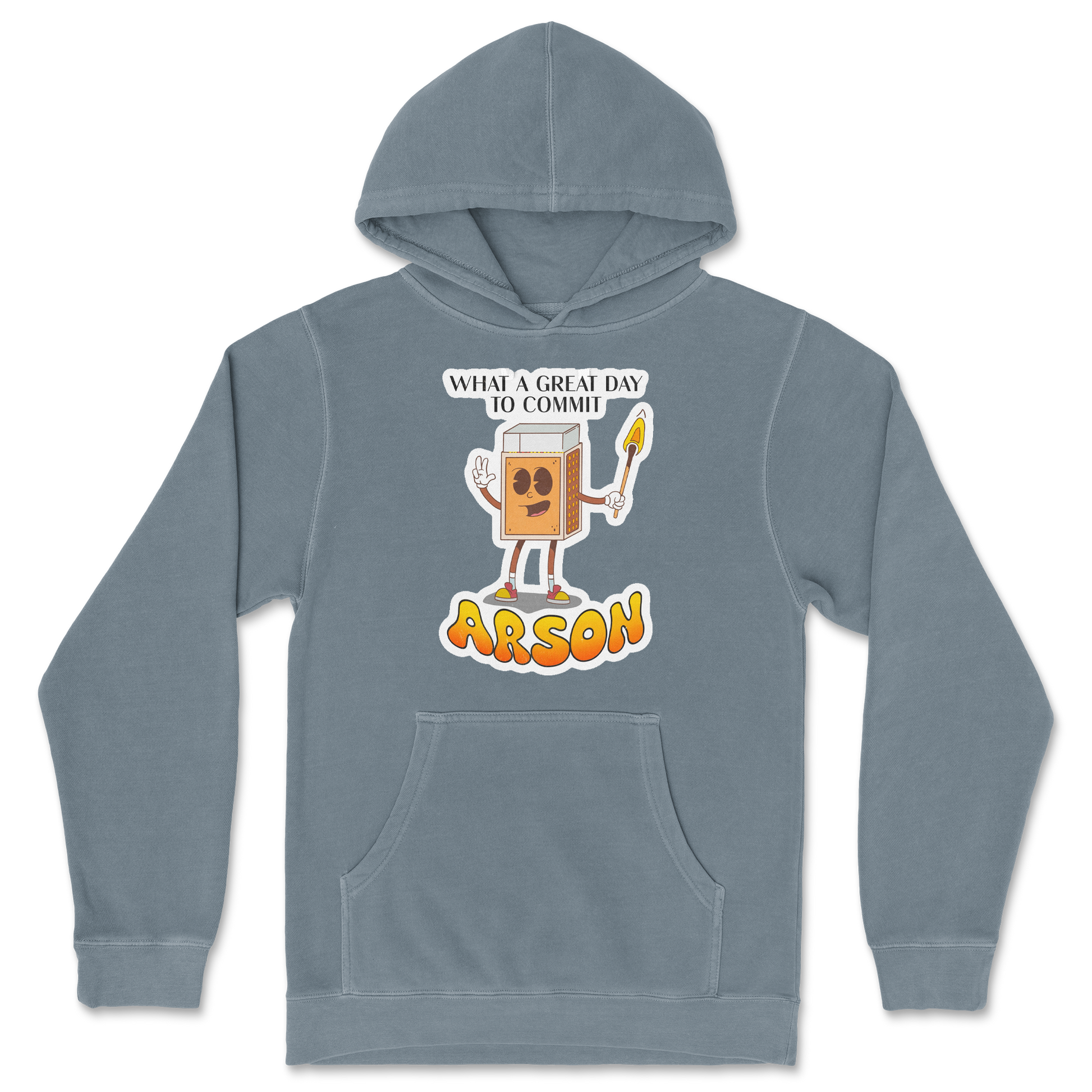 Independent Clothing Co. Hoodie Commit Arson in Blue Magic