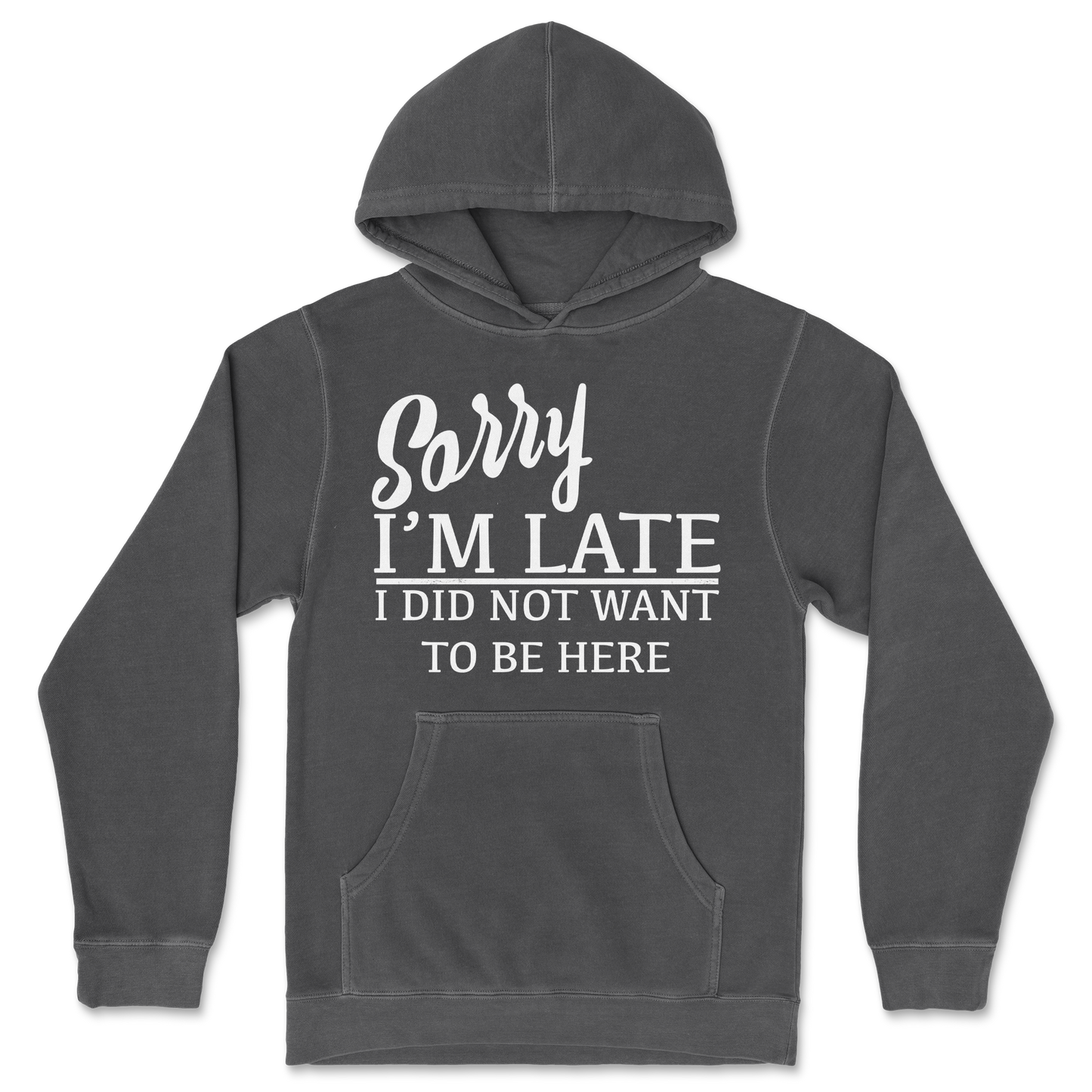 Independent Clothing Co. Hoodie Late in Black