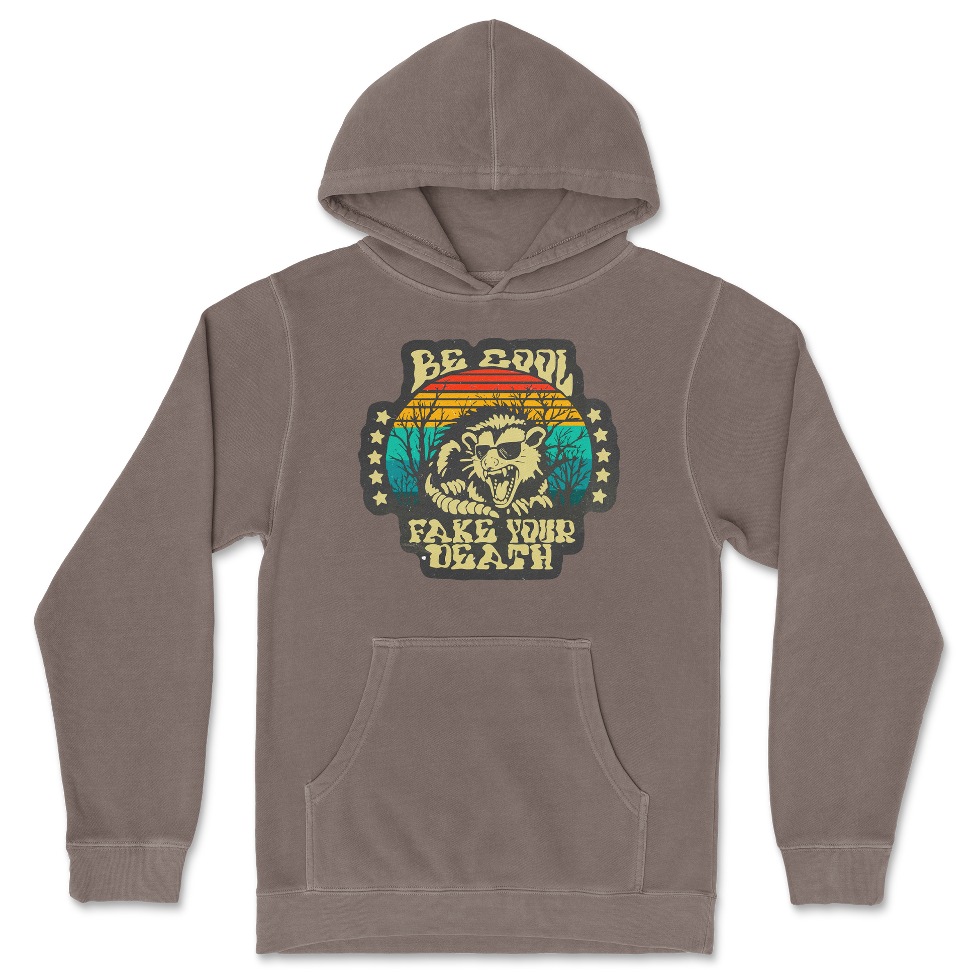 Independent Clothing Co. Hoodie Fake Your Death in Clay