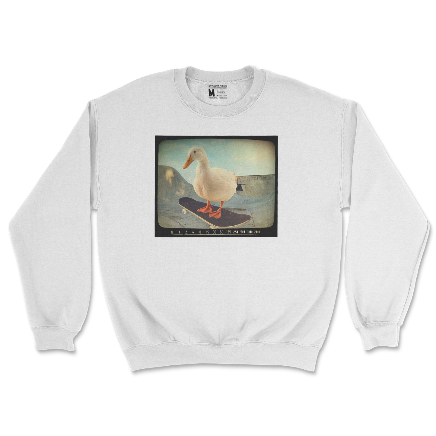 Gildan SoftStyle Crew Neck Do A Flip in White