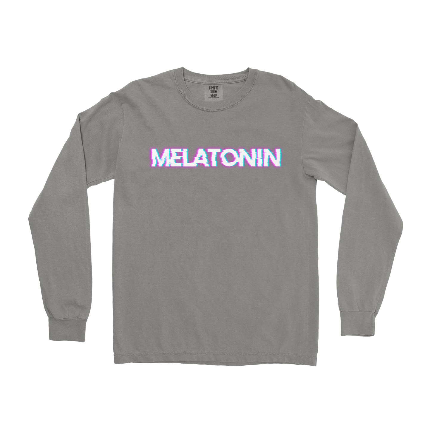 Comfort Colors Long Sleeve Melatonin in Grey