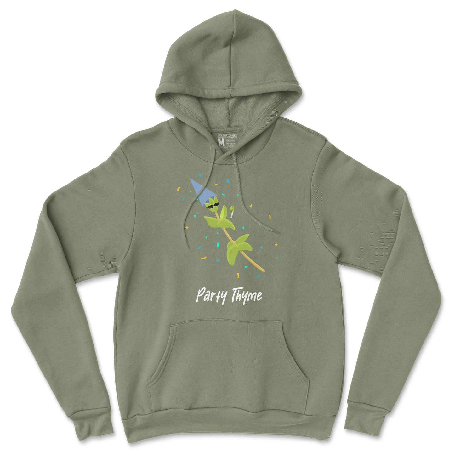 Gildan SoftStyle Hoodie Party Thyme in Military Green