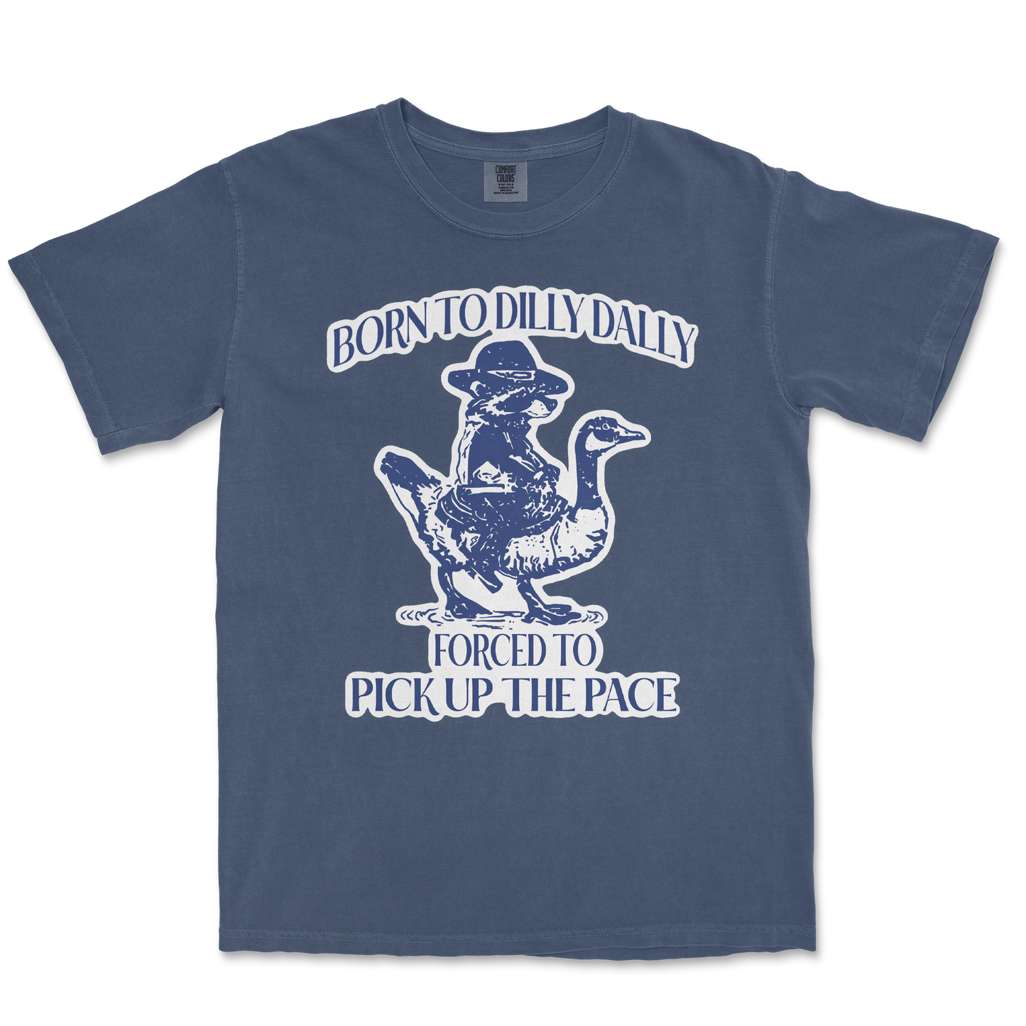 Comfort Colors T-Shirt Dilly Dally in Midnight