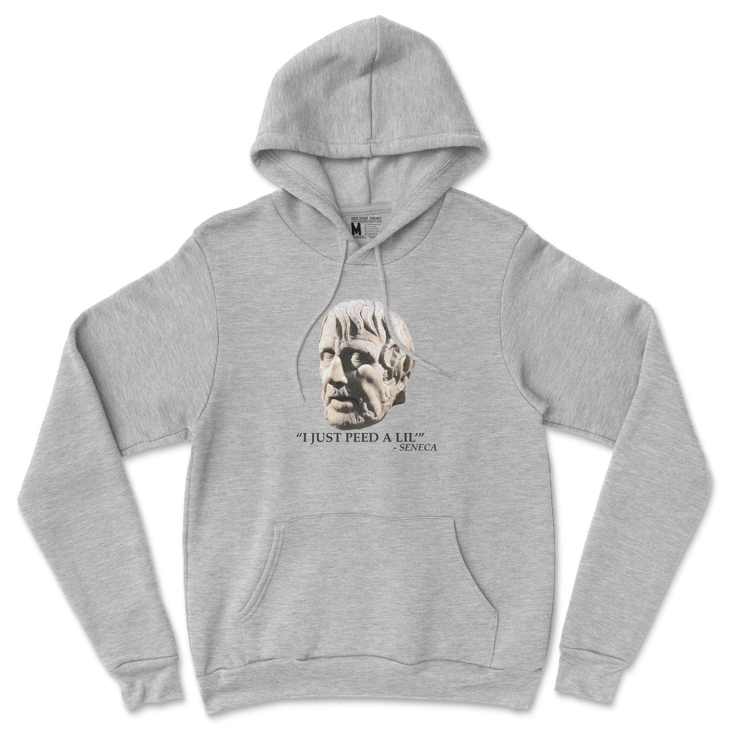 Gildan SoftStyle Hoodie Seneca Pee in Sports Grey