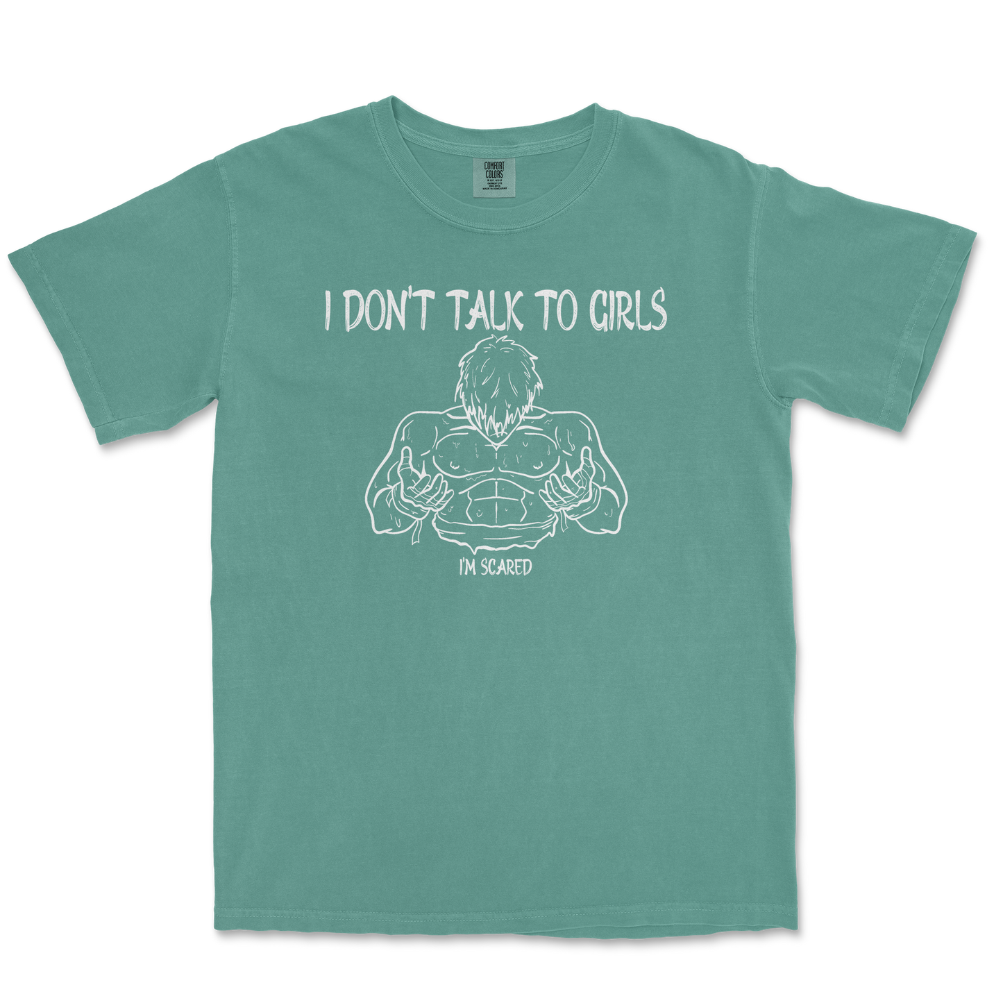 Comfort Colors T-Shirt Gym Shirt in LightGreen