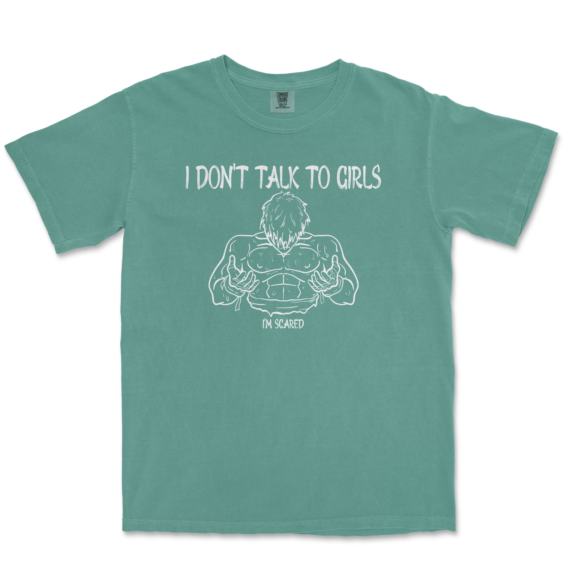 Comfort Colors T-Shirt Gym Shirt in LightGreen