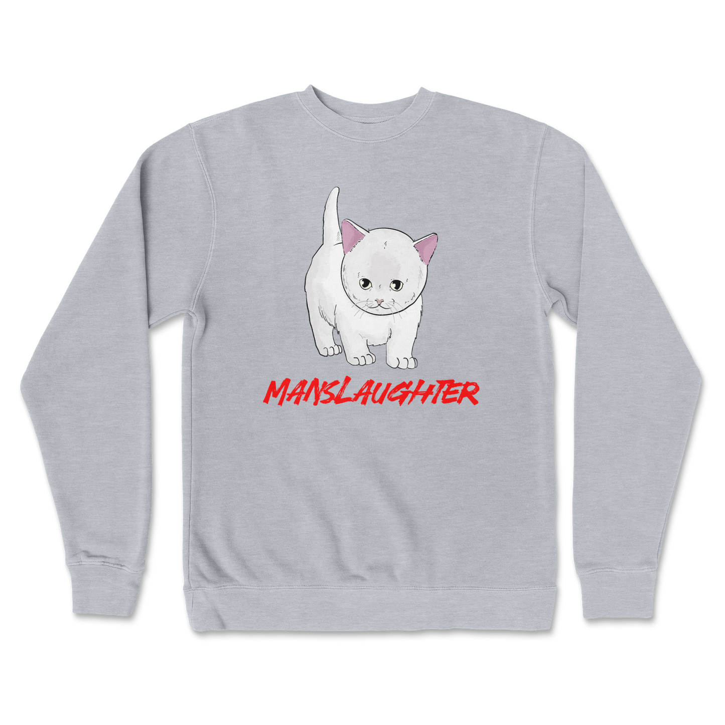 Independent Clothing Co. Crew Neck Manslaughter in GreyHeather