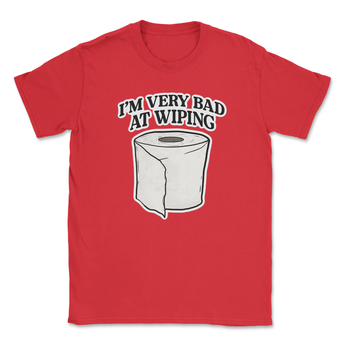 Heavy Blend T-Shirt Bad Wiper in Red