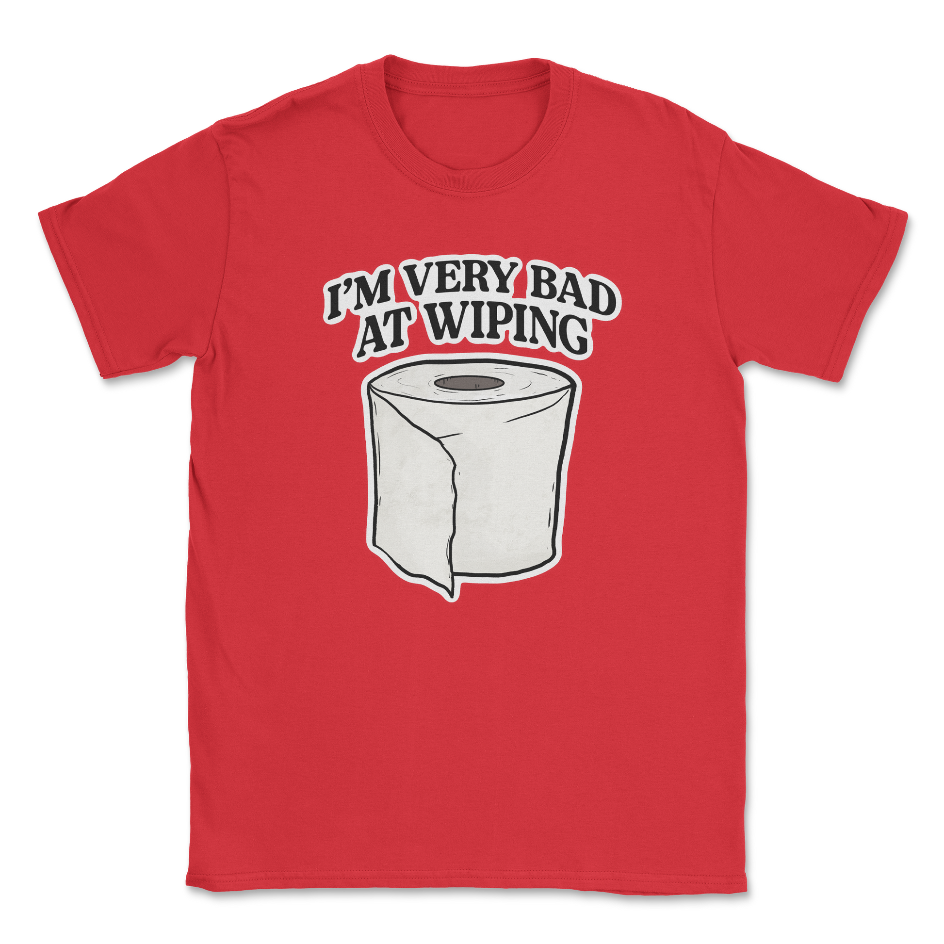 Heavy Blend T-Shirt Bad Wiper in Red