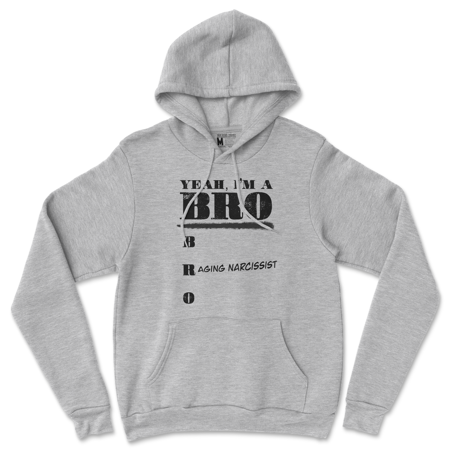 Gildan SoftStyle Hoodie Im Your Bro in Sports Grey