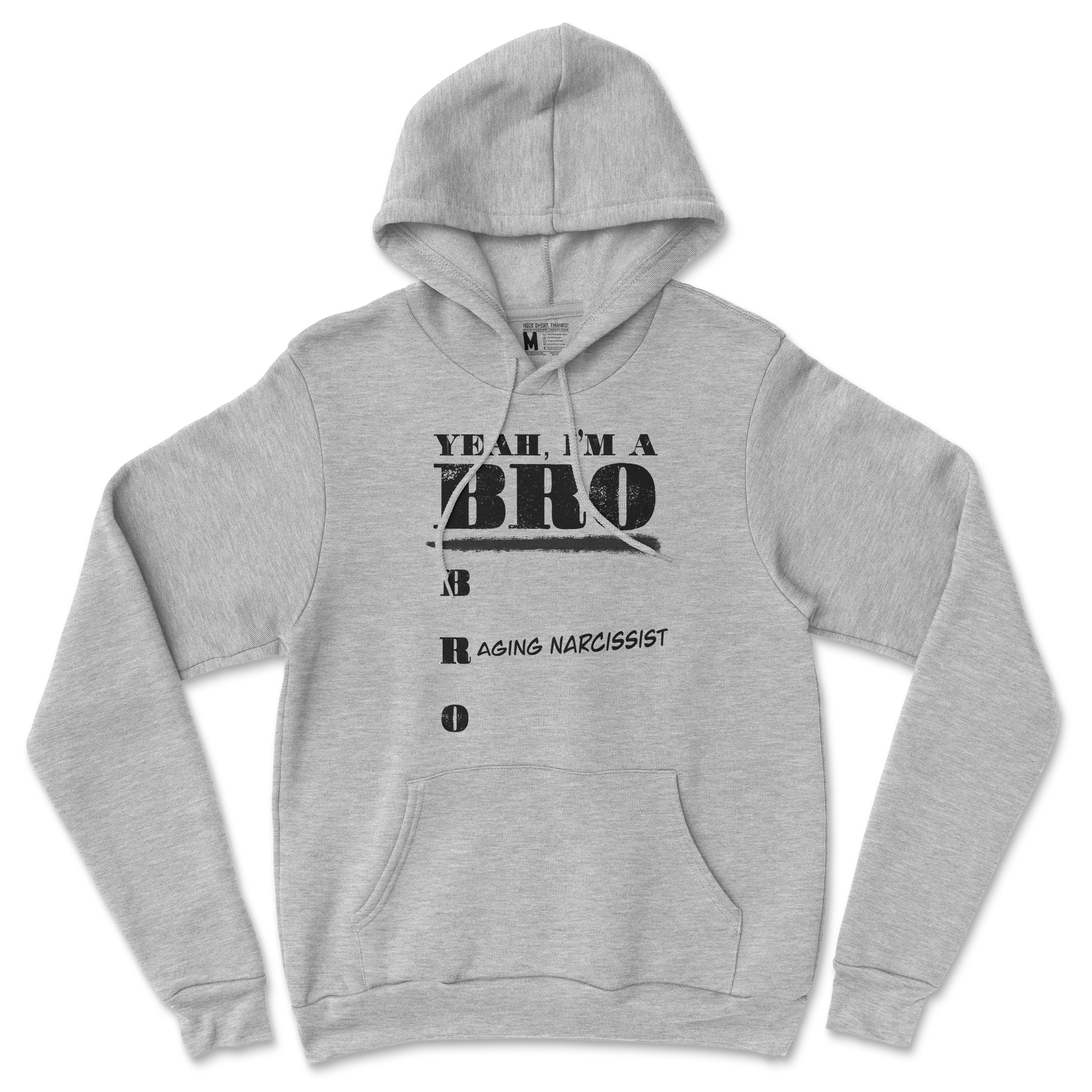 Gildan SoftStyle Hoodie Im Your Bro in Sports Grey