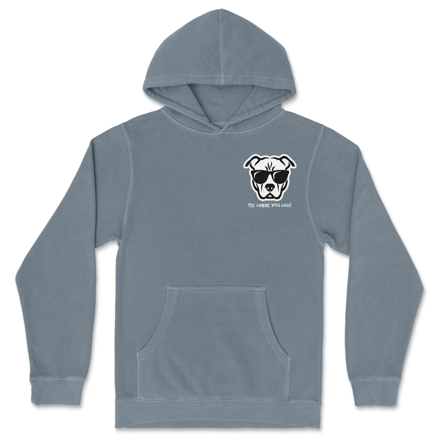 Independent Clothing Co. Hoodie Pee Where You Want in Blue-Magic