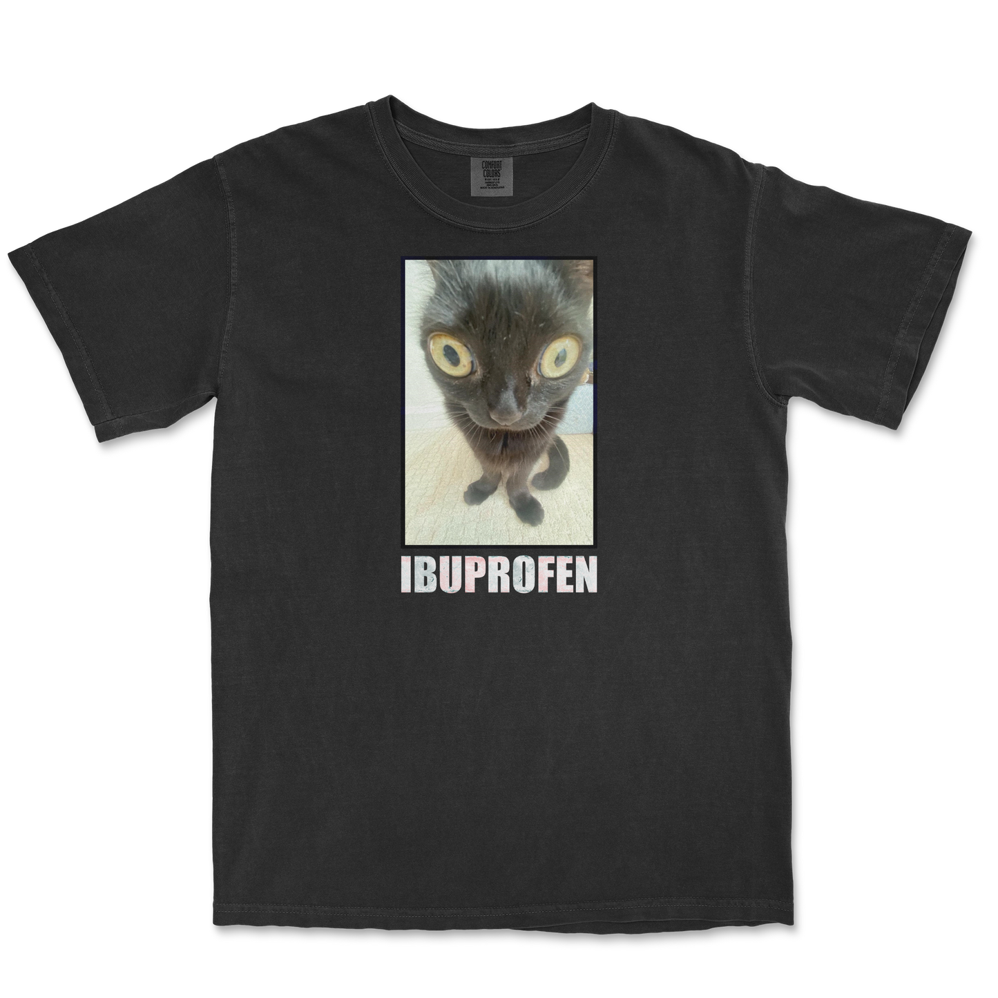 Comfort Colors T-Shirt Ibuprofen in Black