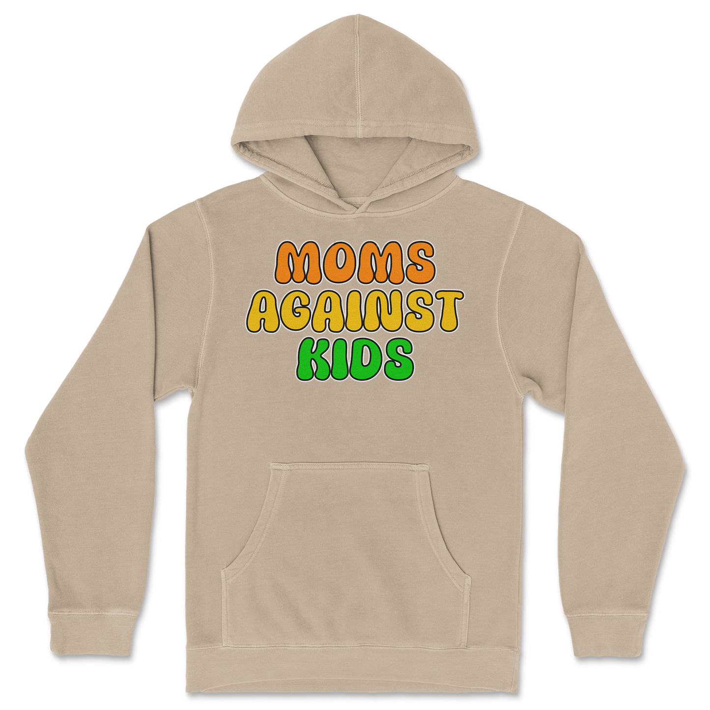 Independent Clothing Co. Hoodie Moms Agianst Kids in Sandstone