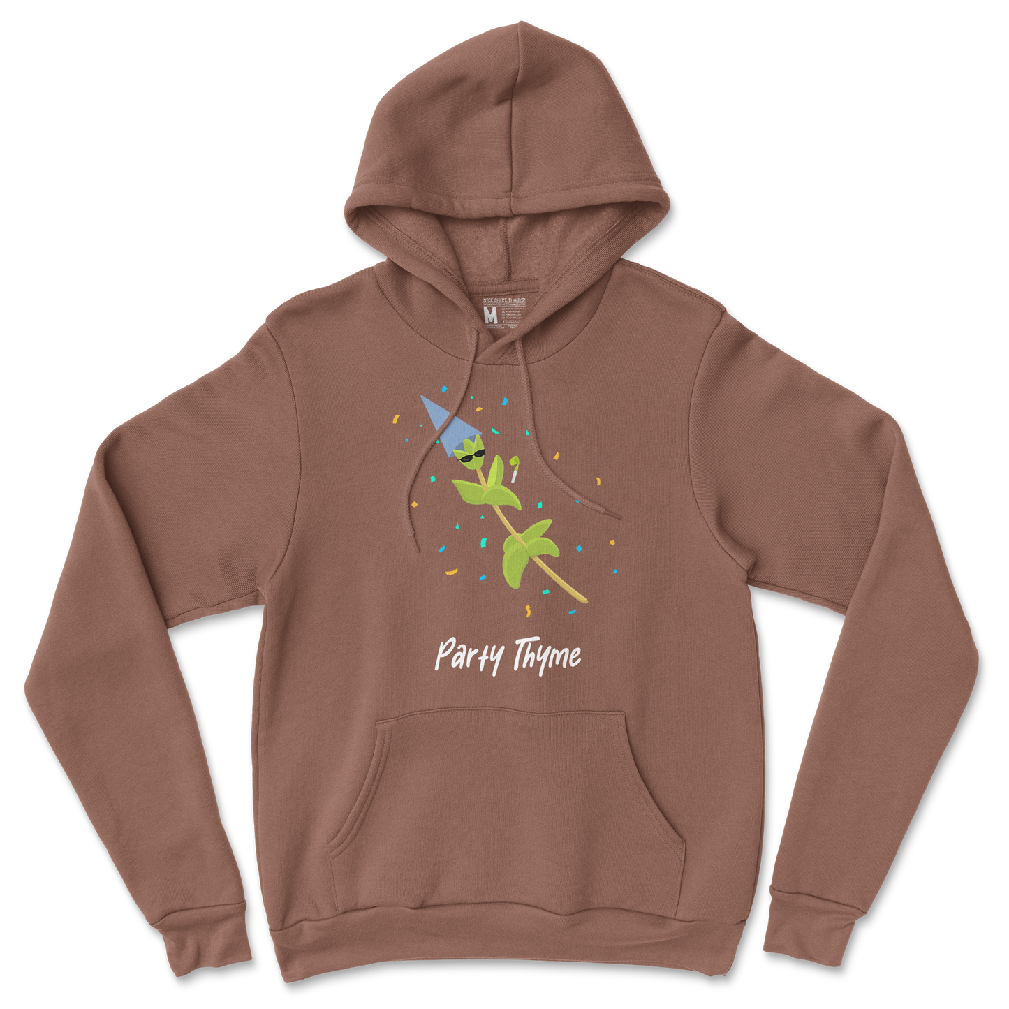 Gildan SoftStyle Hoodie Party Thyme in Cocoa