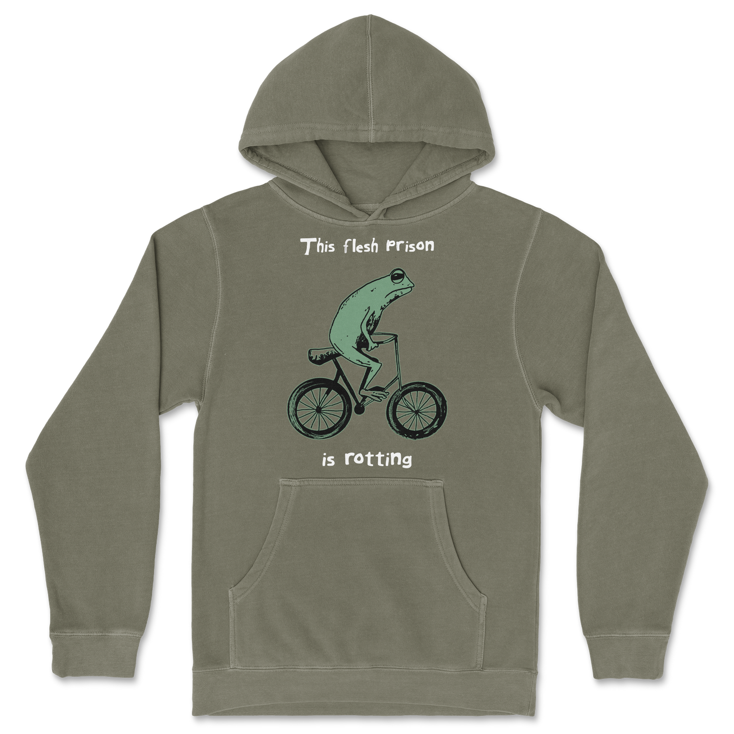Independent Clothing Co. Hoodie Flesh Prison in Olive