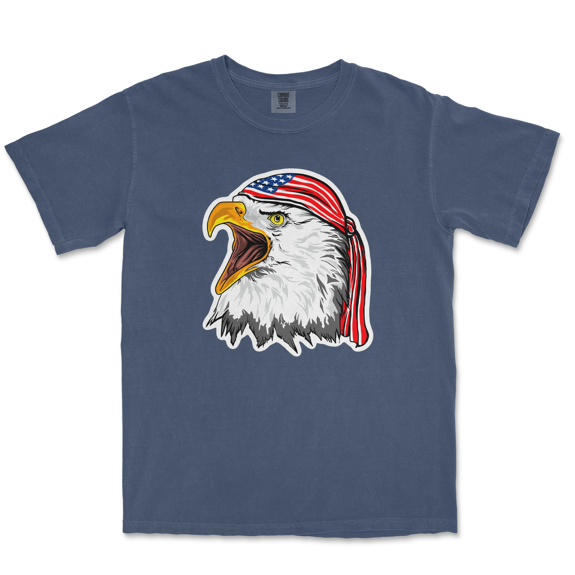 Comfort Colors T-Shirt Freedom Eagle in Midnight