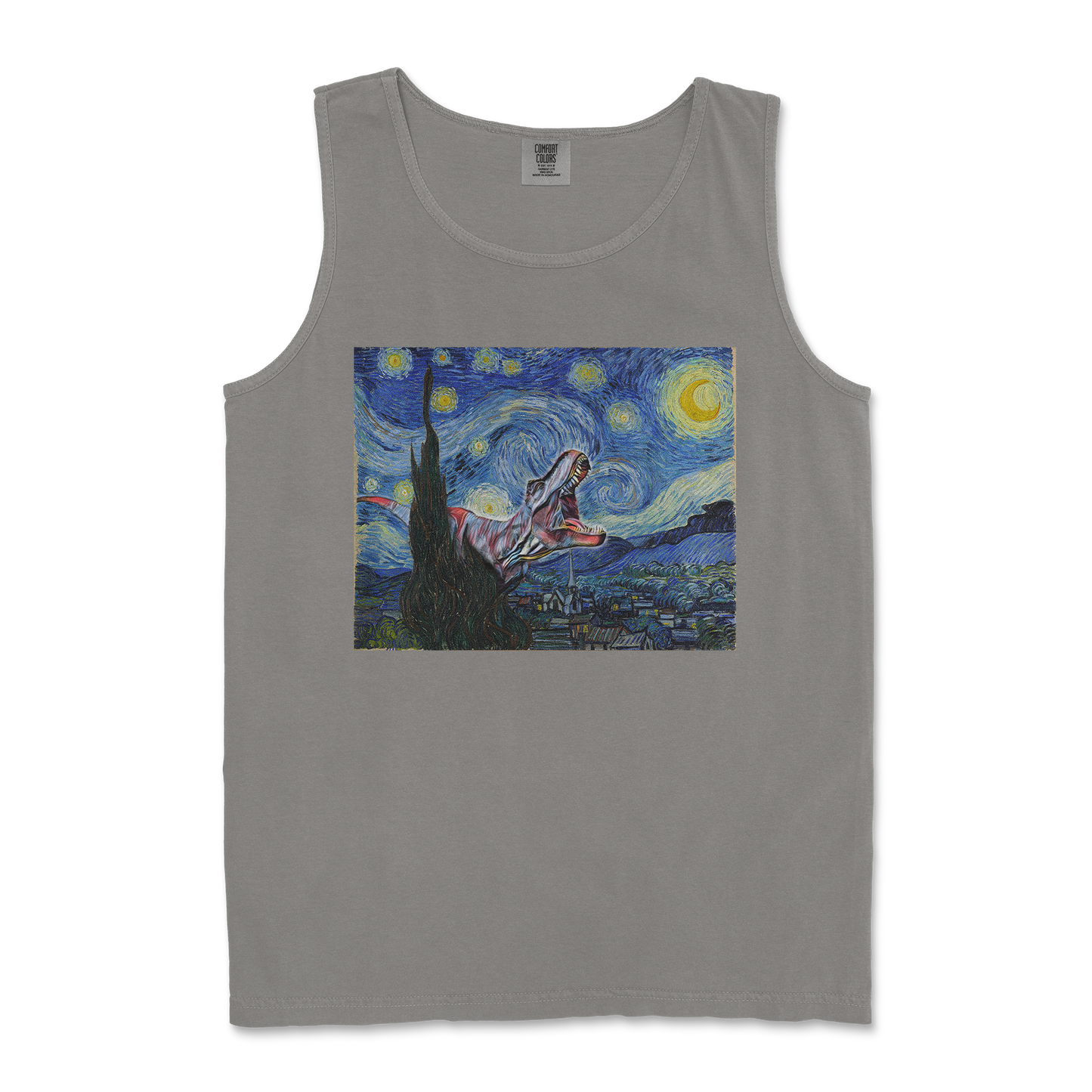 Comfort Colors Tank Top Van Gogh but Cooler in Grey