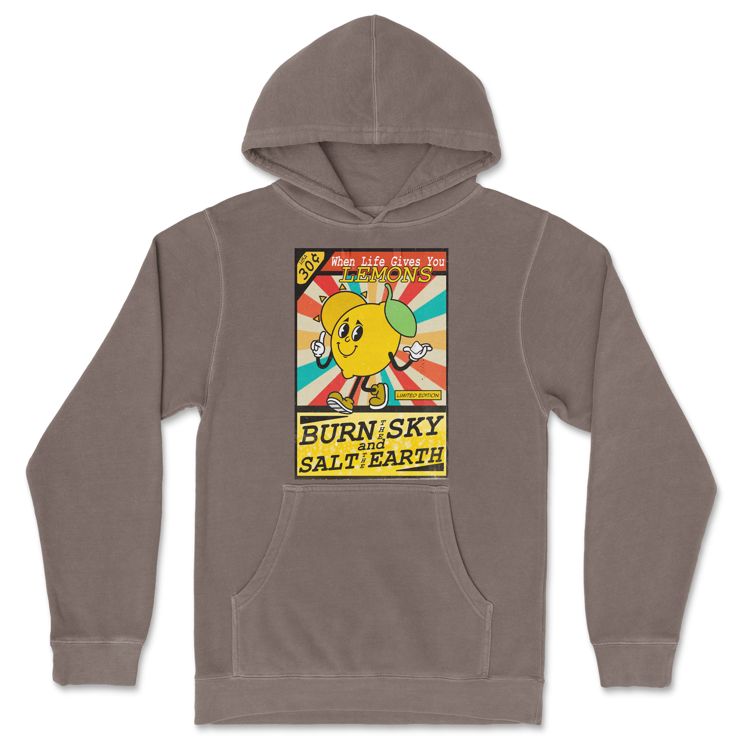 Independent Clothing Co. Hoodie Life Gives You Lemons in Clay