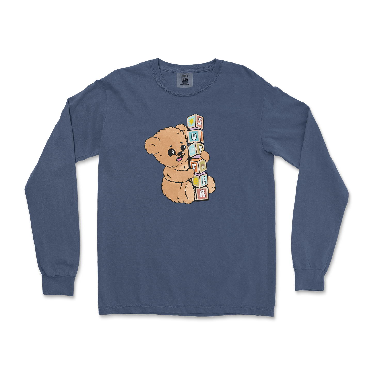 Comfort Colors Long Sleeve in Midnight