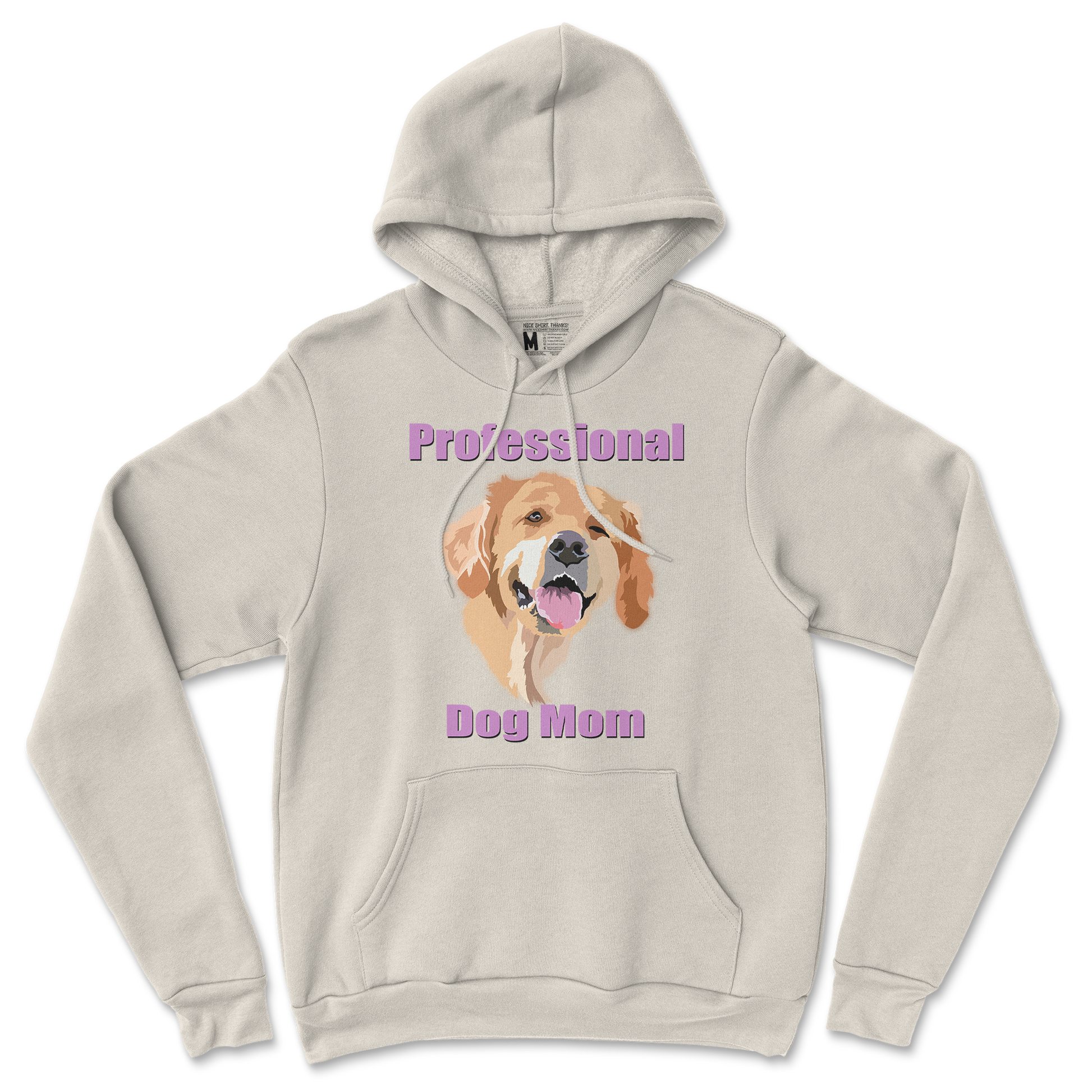 Gildan SoftStyle Hoodie Dog Mom in Sand