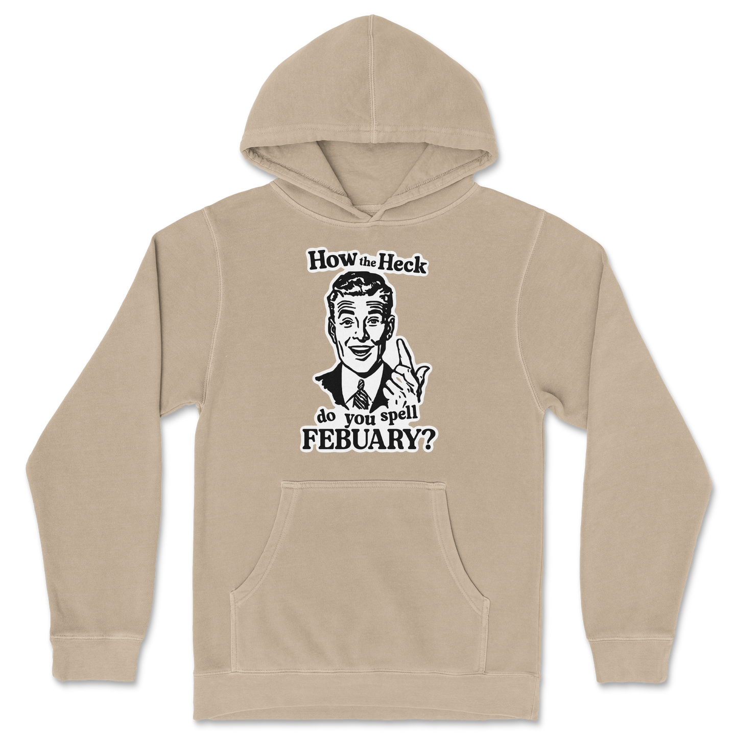 Independent Clothing Co. Hoodie February in Sandstone