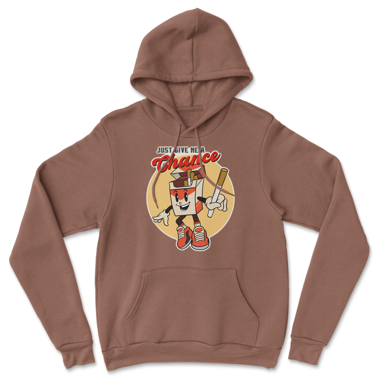 Heavy Blend Hoodie Vintage Cigarette in Cocoa