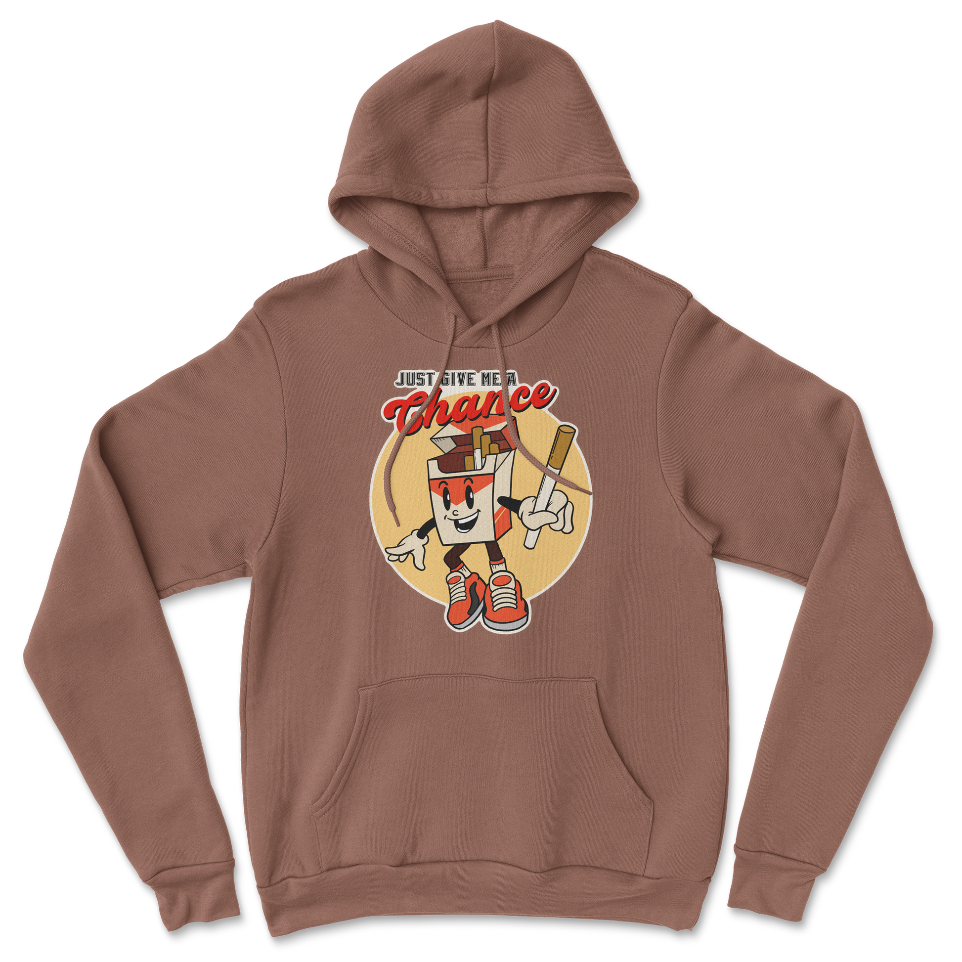 Heavy Blend Hoodie Vintage Cigarette in Cocoa