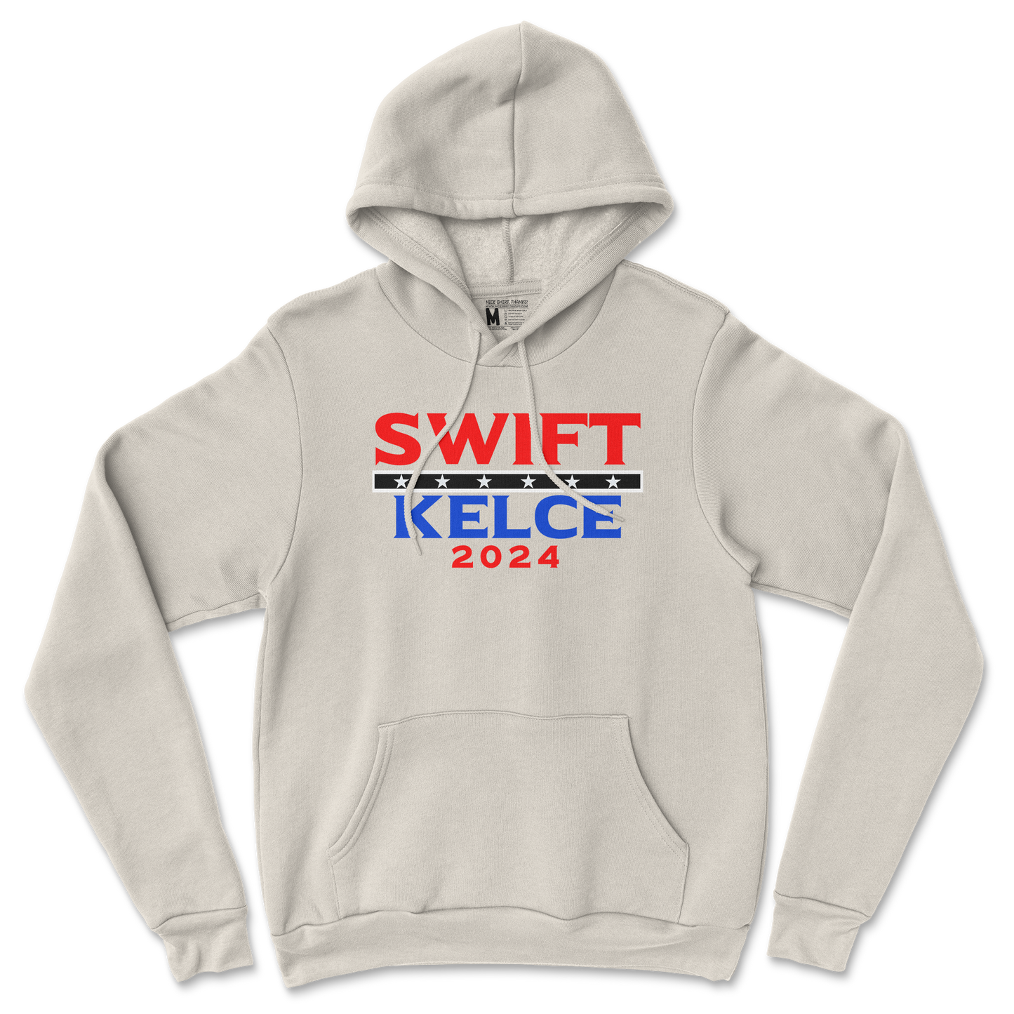 Gildan SoftStyle Hoodie Swift Kelce 2024 in Sand
