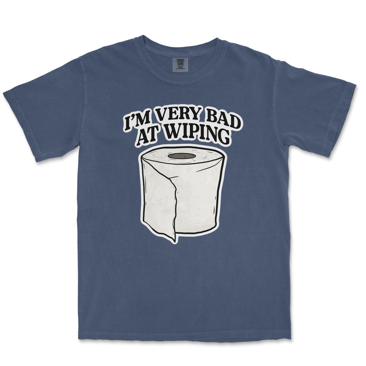 Comfort Colors T-Shirt Bad Wiper in Midnight