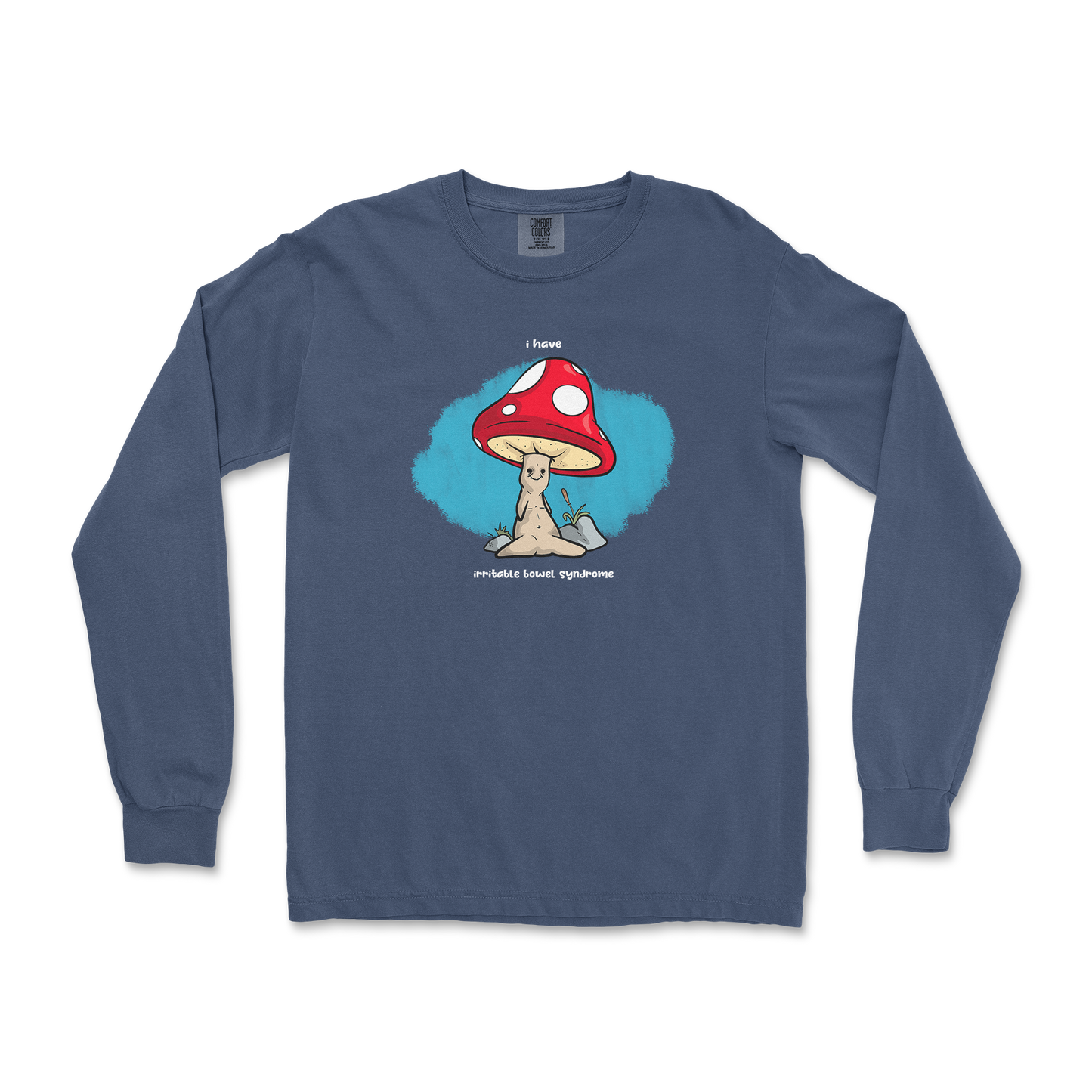 Comfort Colors Long Sleeve IBS in Midnight