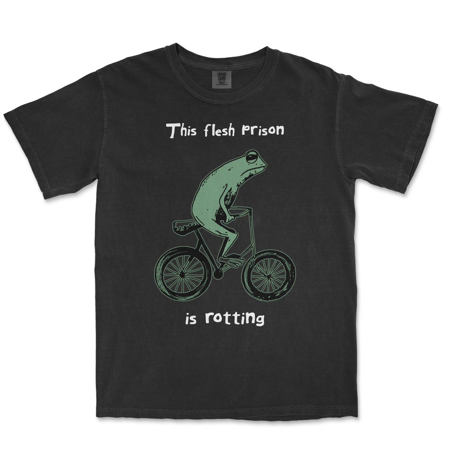 Comfort Colors T-Shirt Flesh Prison in Black