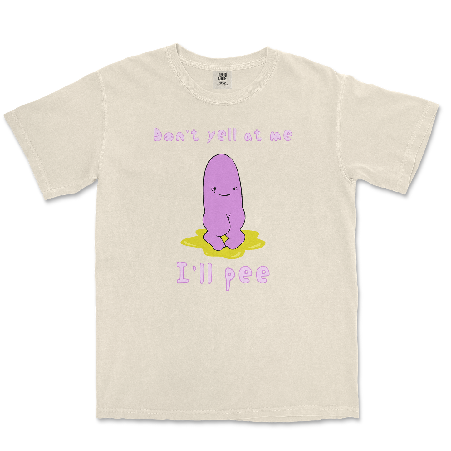 Comfort Colors T-Shirt Dont Yell 2 in Ivory