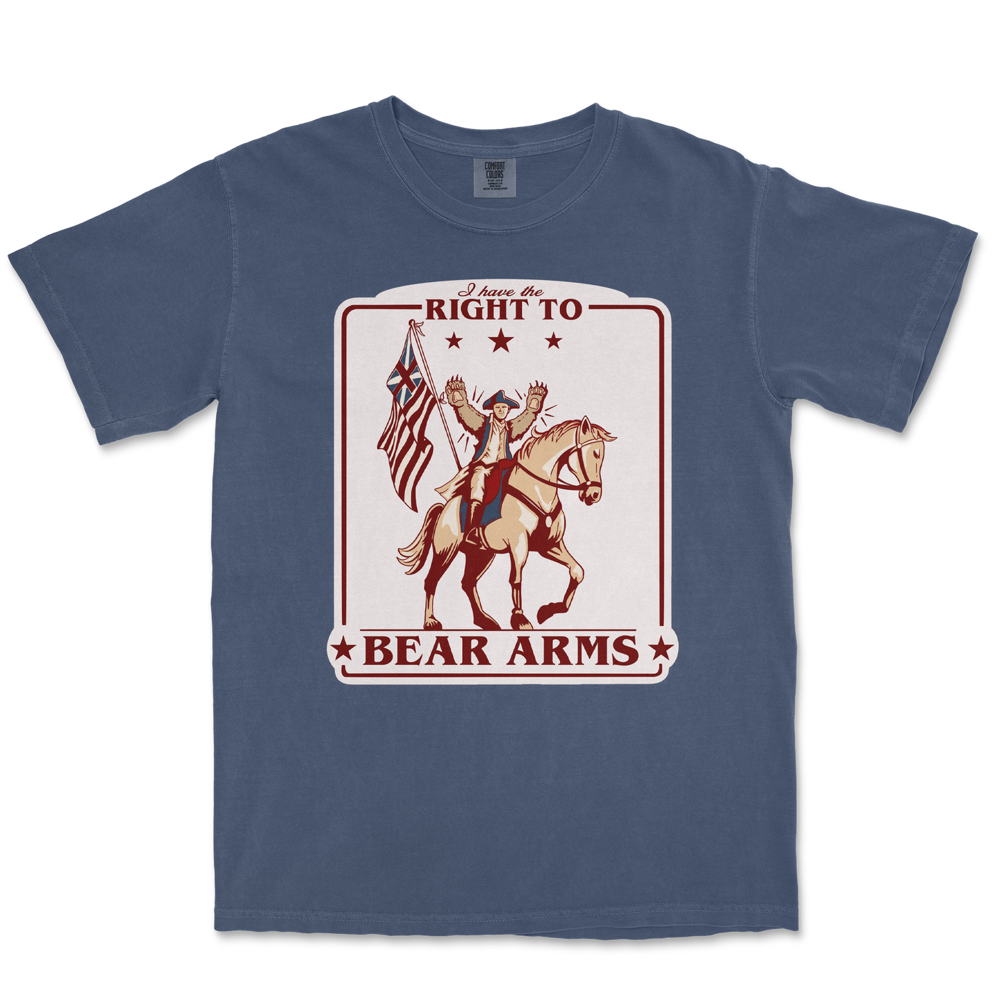 Comfort Colors T-Shirt Right to Bear Arms in Midnight