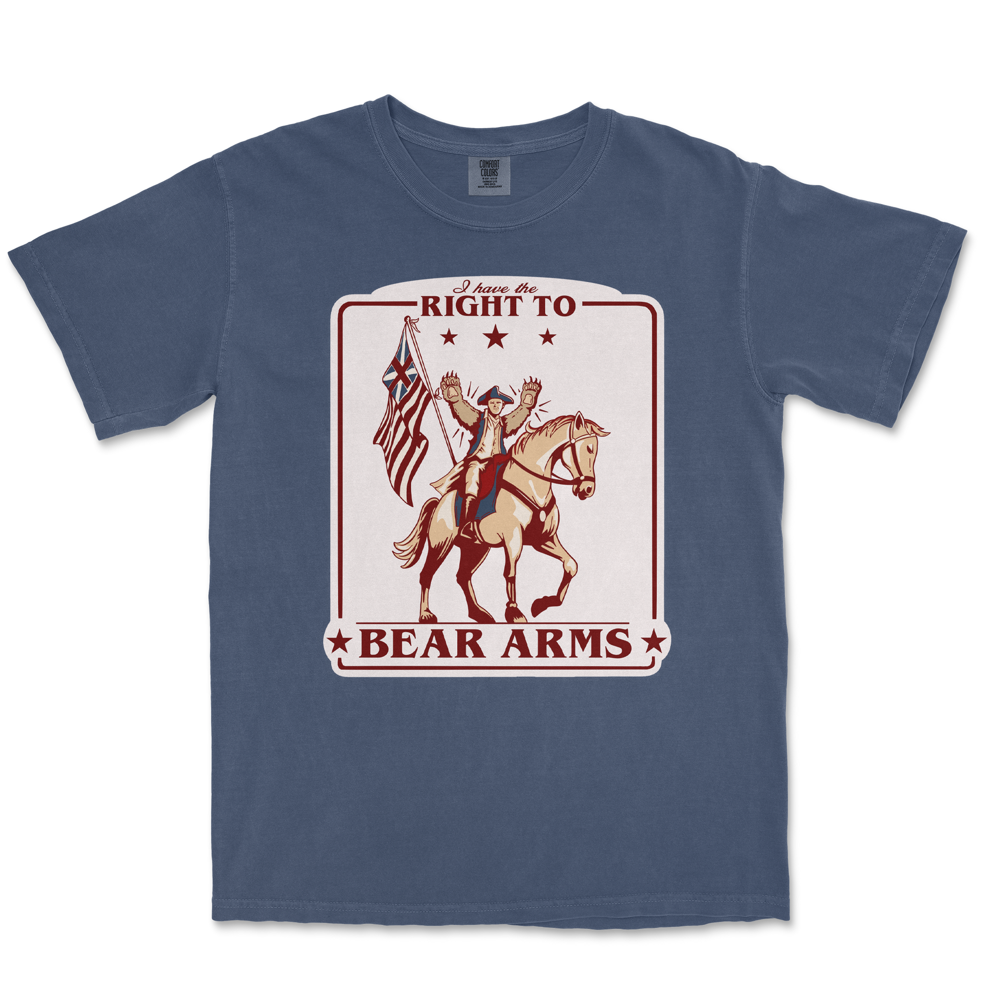 Comfort Colors T-Shirt Right to Bear Arms in Midnight