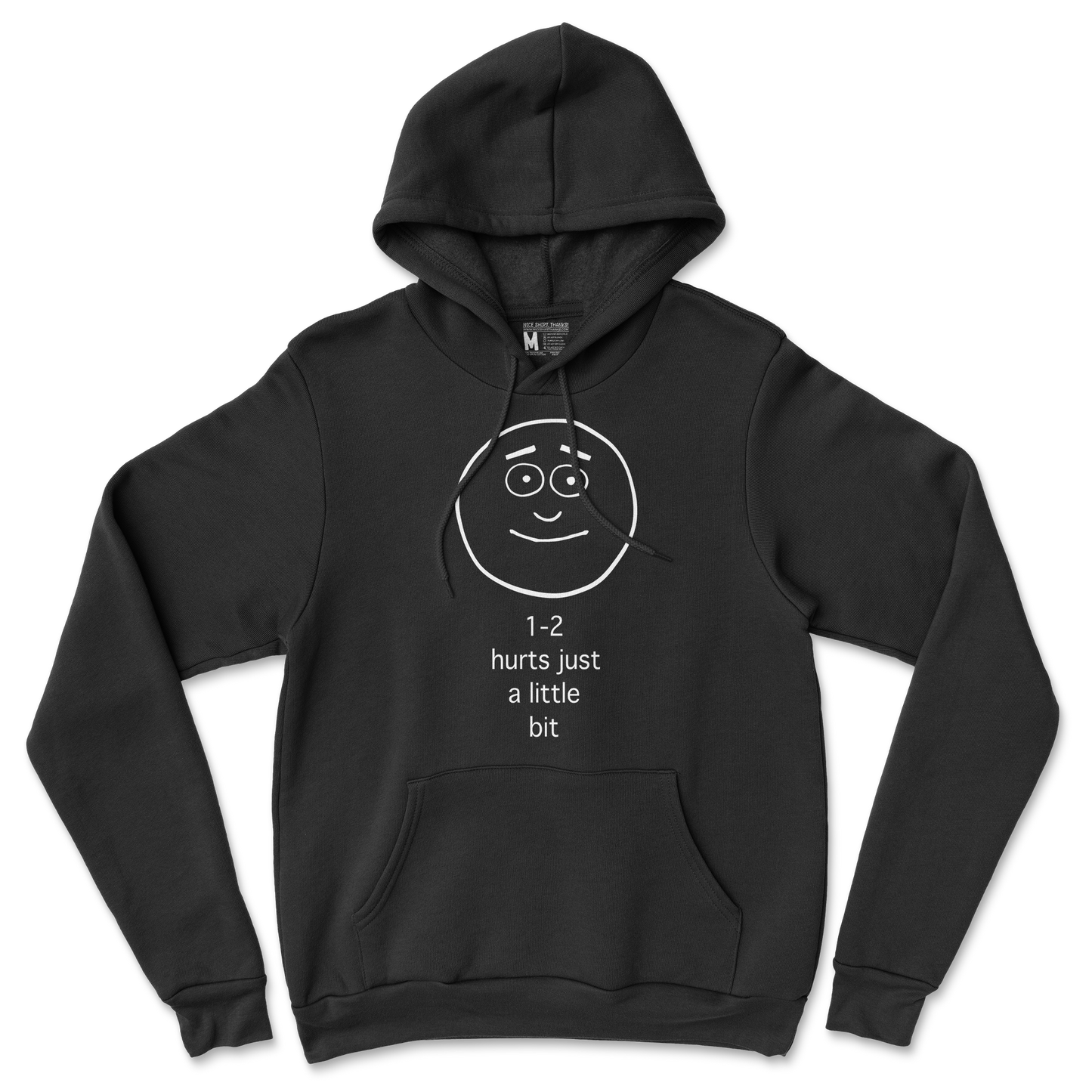 Gildan SoftStyle Hoodie Hurts A Little Bit in Back