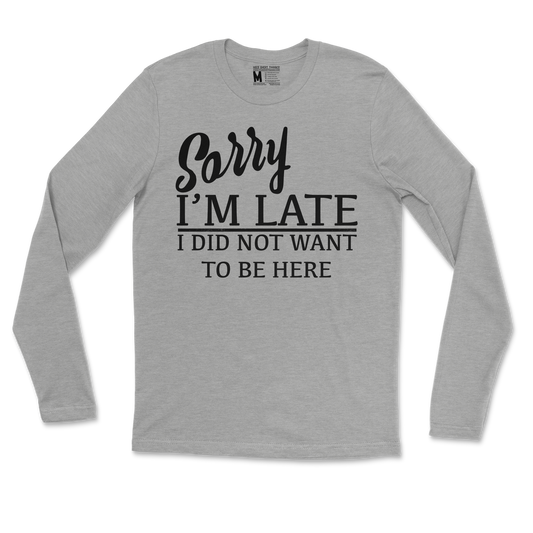 Gildan SoftStyle Long Sleeve Late  in Heather-Gray