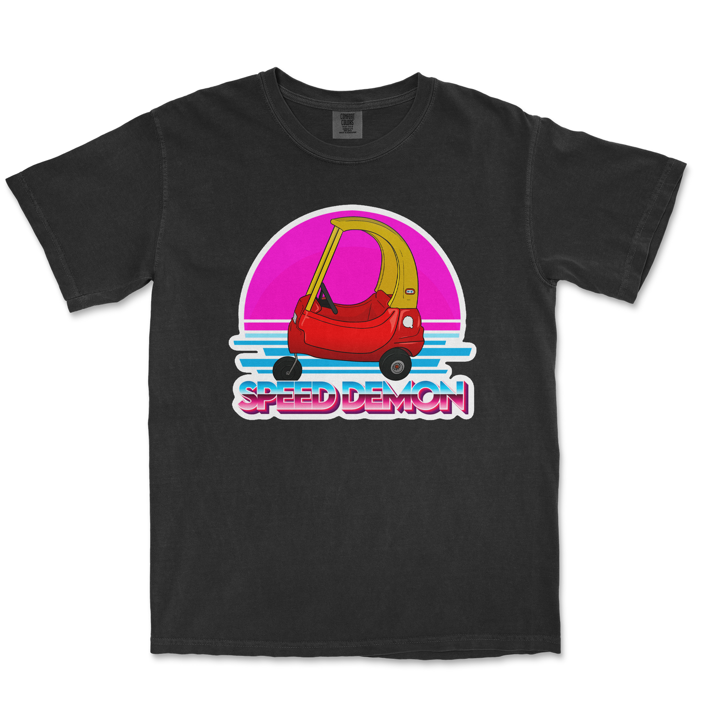 Comfort Colors T-Shirt Speed Demon in Black