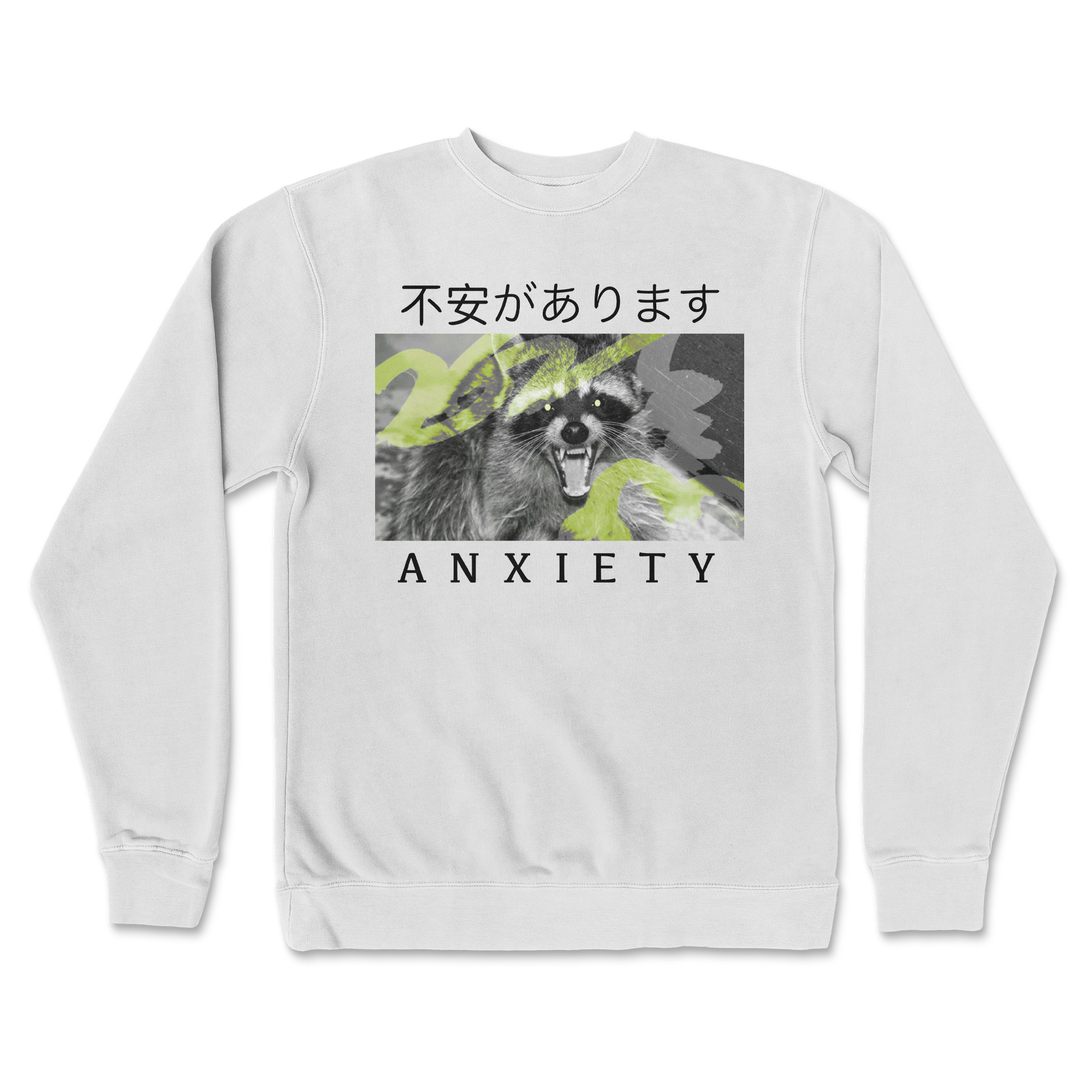 Independent Clothing Co. Crew Neck Anxiety in White