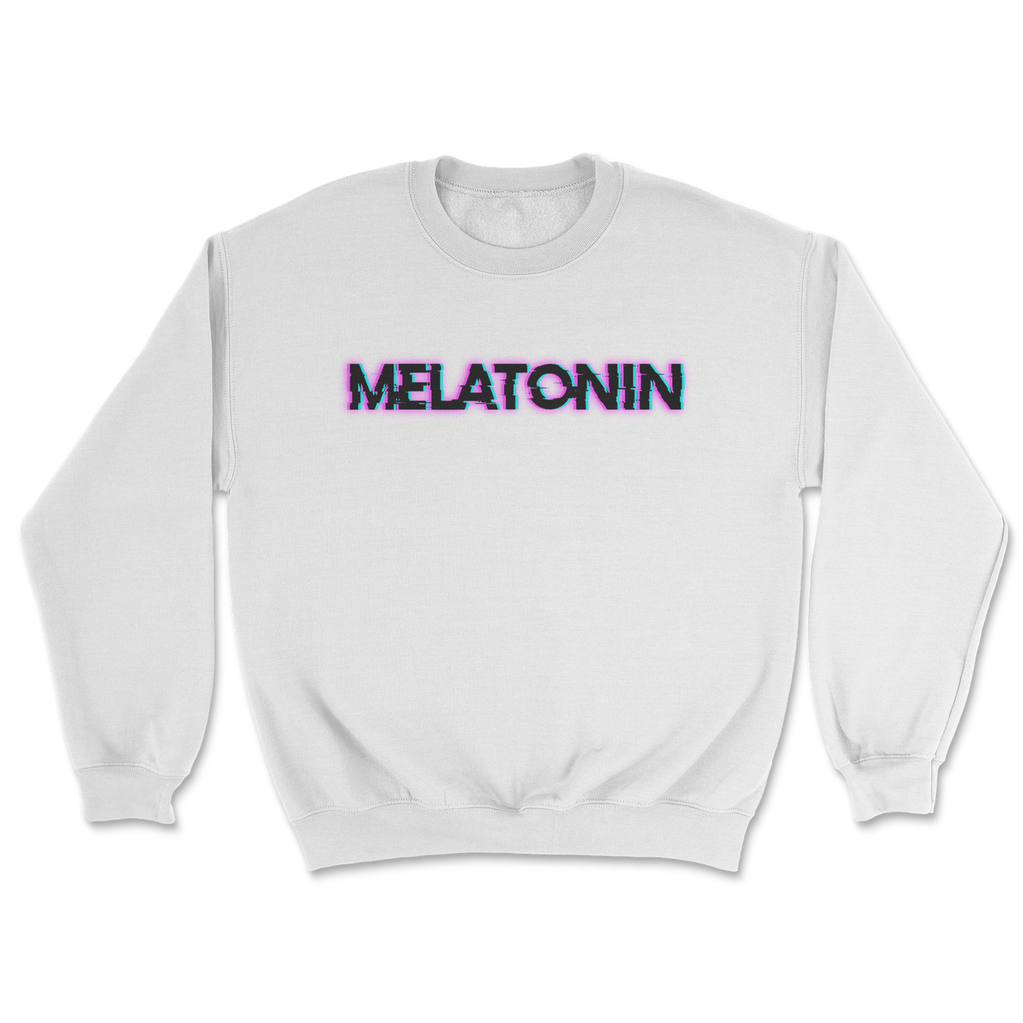Heavy Blend Crew Neck Melatonin in White
