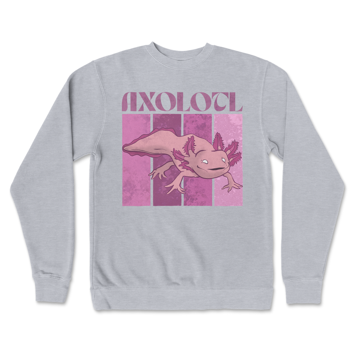 Independent Clothing Co. Crew Neck Axolotl in GreyHeather