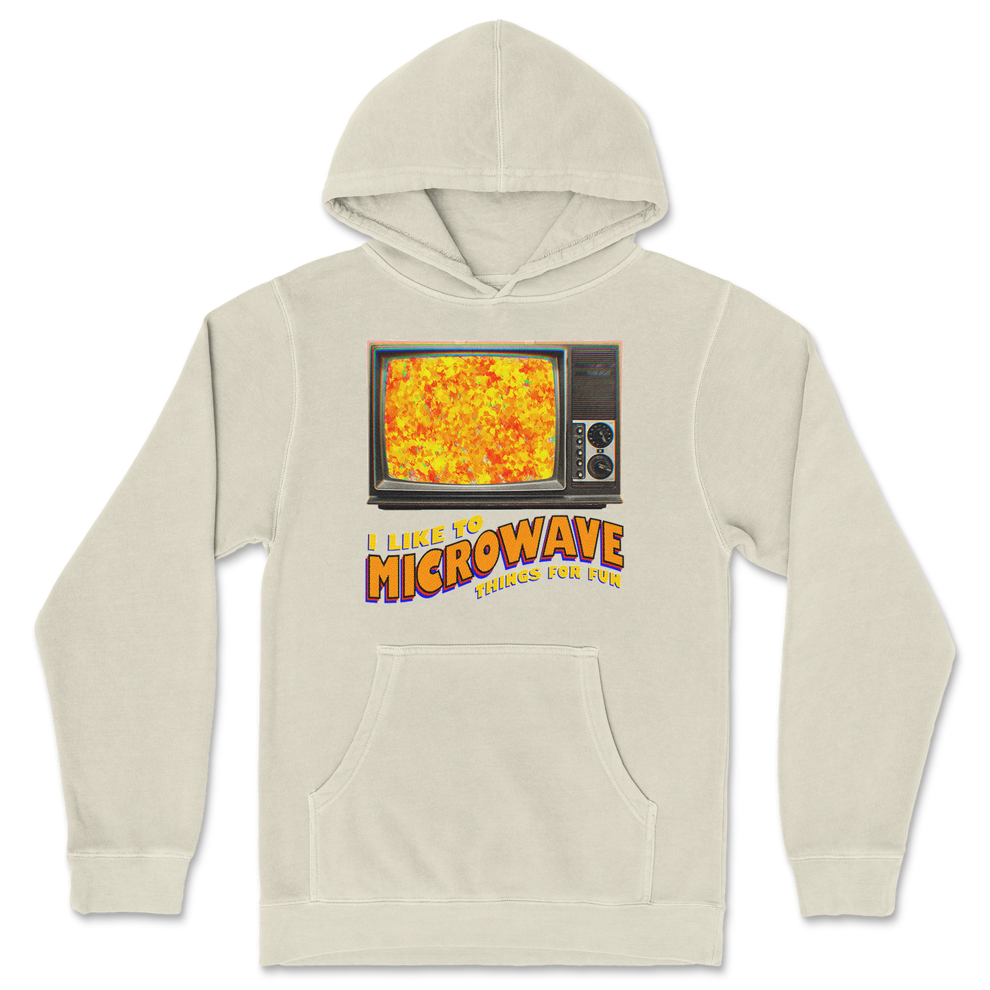 Independent Clothing Co. Hoodie Microwave for fun in Ivory