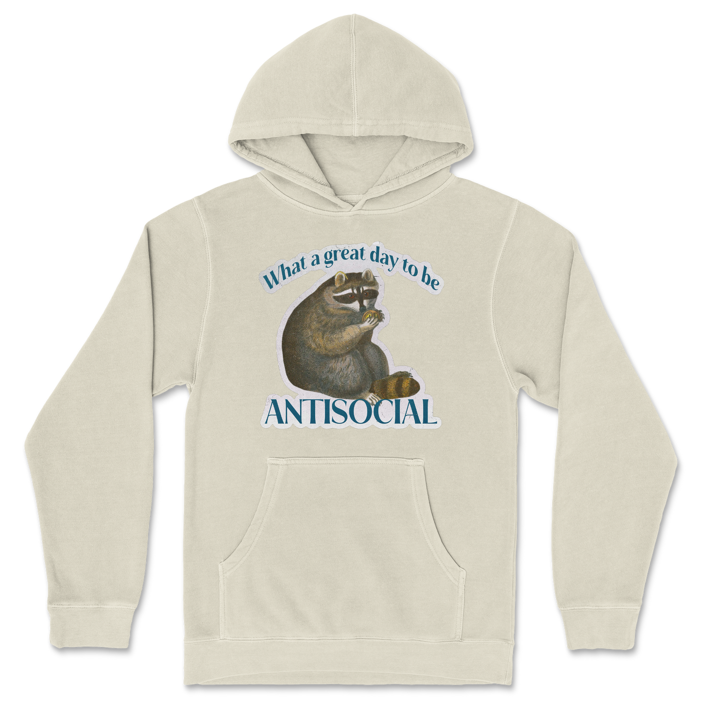 Independent Clothing Co. Hoodie Antisocial in Ivory