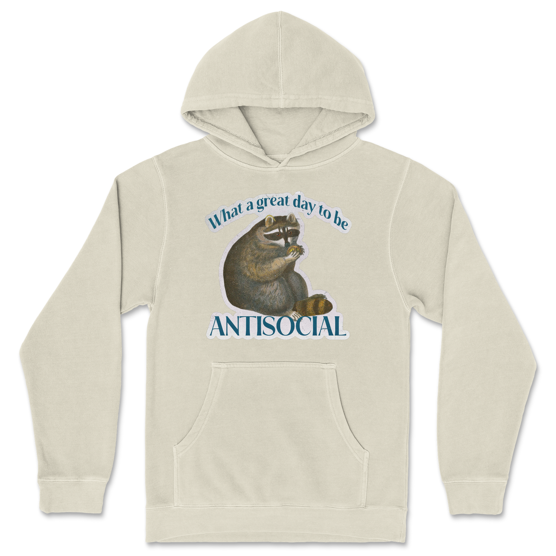 Independent Clothing Co. Hoodie Antisocial in Ivory