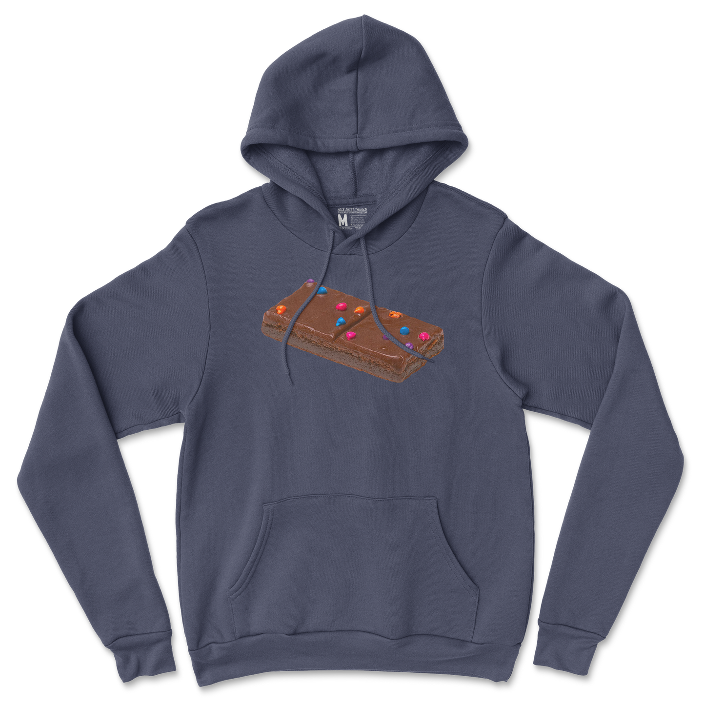 Gildan SoftStyle Hoodie Mmmmm Yummmm in Navy