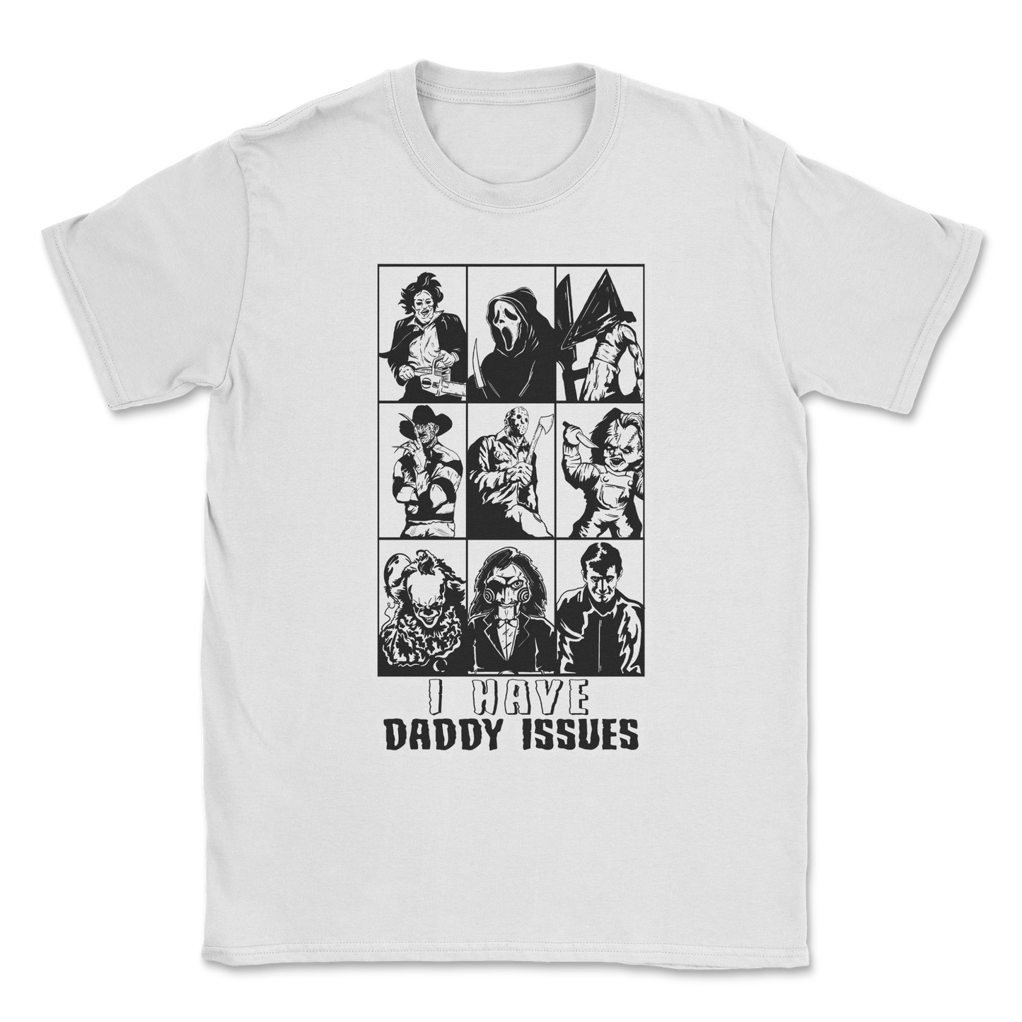 The Nice Shirt T-Shirt Daddy Issues in White