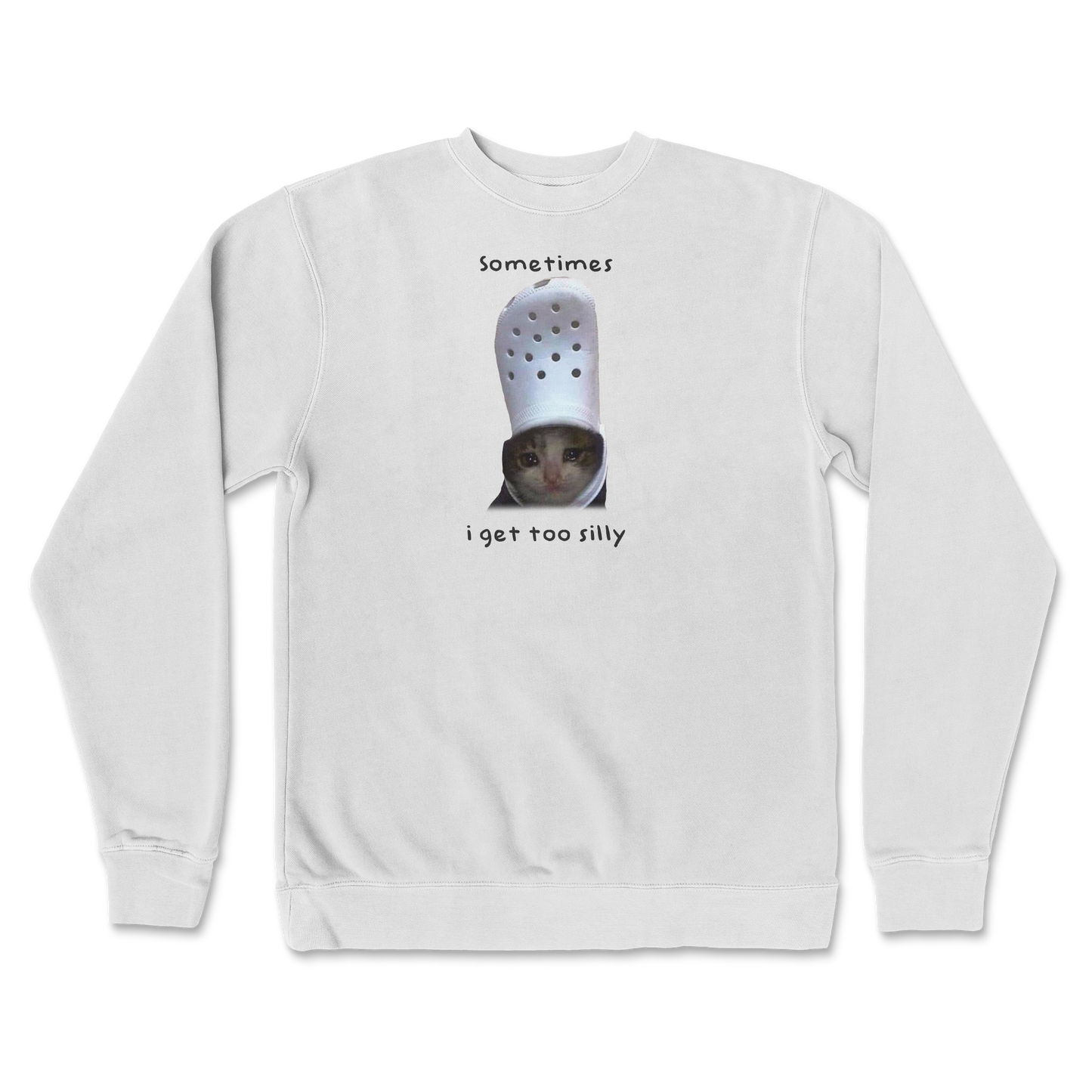 Independent Clothing Co. Crew Neck Got Too Silly in white